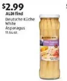 Aldi Deutsche Küche White Asparagus offer
