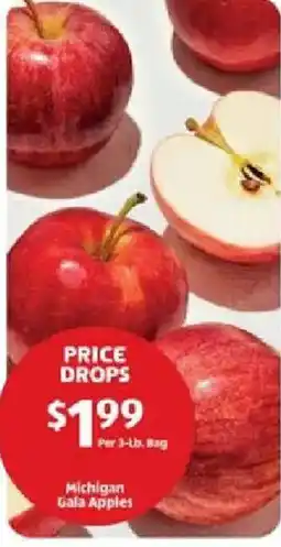 Aldi Michigan Gala Apples offer