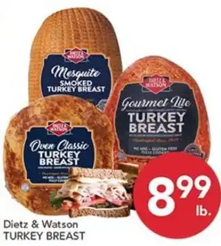 Pete's Fresh Market Dietz & Watson turkey breast offer