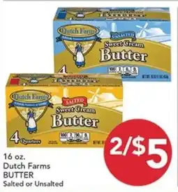 Pete's Fresh Market Dutch Farms Butter offer