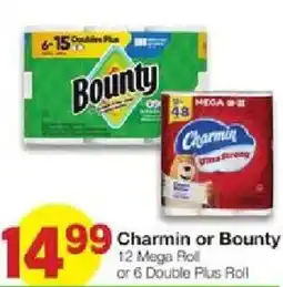 United Supermarkets Charmin or Bounty offer
