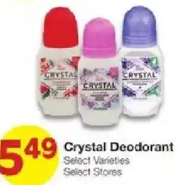 United Supermarkets Crystal Deodorant offer