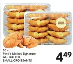 Pete's Fresh Market Pete's Market Signature All Butter Small Croissants offer