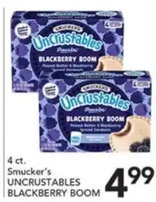 Pete's Fresh Market Smucker's uncrustables blackberry boom offer