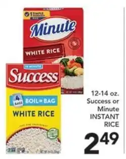 Pete's Fresh Market Success or Minute instant rice offer