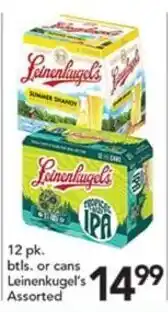 Pete's Fresh Market Leinenkugel's Assorted offer