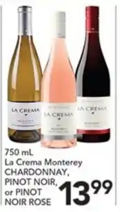 Pete's Fresh Market La Crema Monterey Chardonnay, Pinot Noir, or Pinot Noir Rose offer