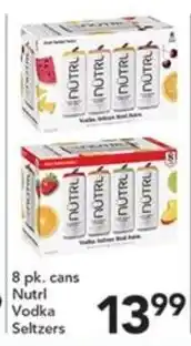 Pete's Fresh Market Nutri Vodka Seltzers offer