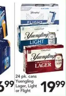 Pete's Fresh Market Yuengling Lager, Light or Flight offer