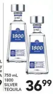 Pete's Fresh Market 1800 silver tequila offer