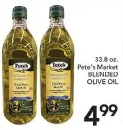 Pete's Fresh Market Pete's Market blended olive oil offer