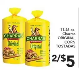 Pete's Fresh Market Charras original corn tostadas offer