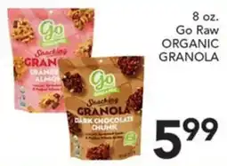 Pete's Fresh Market Go Raw organic granola offer