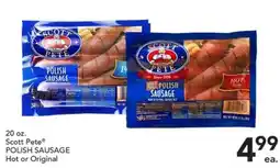 Pete's Fresh Market Scott Pete Polish Sausage offer