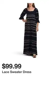 TJ Maxx Lace Sweater Dress offer