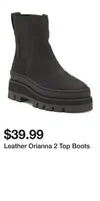 TJ Maxx Leather Orianna 2 Top Boots offer