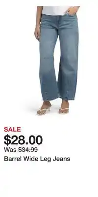 TJ Maxx Barrel Wide Leg Jeans offer