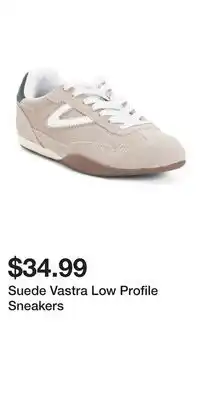TJ Maxx Suede Vastra Low Profile Sneakers offer