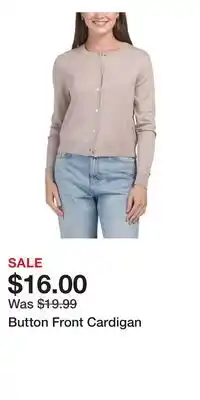 TJ Maxx Button Front Cardigan offer