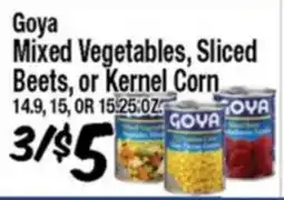 Western Beef Goya Mixed Vegetables, Sliced Beets, or Kernel Corn offer