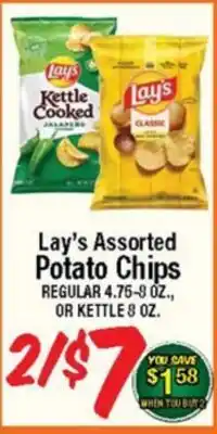 Western Beef Lay's Assorted Potato Chips offer