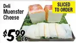 Western Beef Deli Muenster Cheese offer