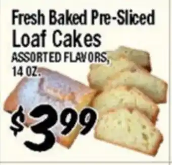Western Beef Fresh Baked Pre-Sliced Loaf Cakes offer