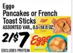 Western Beef Eggo Pancakes or French Toast Sticks offer