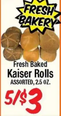 Western Beef Fresh Baked Kaiser Rolls offer