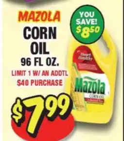 Western Beef MAZOLA CORN OIL offer
