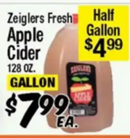 Western Beef Zeiglers Fresh Apple Cider offer