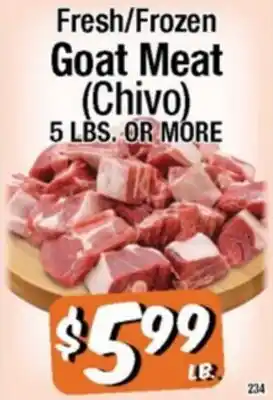 Western Beef Fresh/Frozen Goat Meat (Chivo) offer