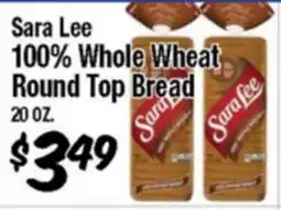 Western Beef Sara Lee 100% Whole Wheat Round Top Bread offer
