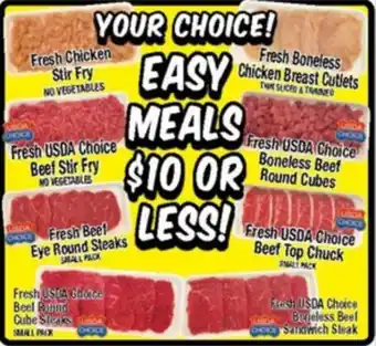 Western Beef EASY MEALS offer