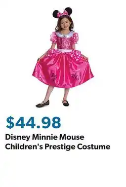 Sam's Club Disney Minnie Mouse Children's Prestige Costume offer