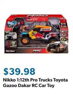 Sam's Club Nikko 1:12th Pro Trucks Toyota Gazoo Dakar RC Car Toy offer
