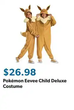 Sam's Club Pokémon Eevee Child Deluxe Costume offer