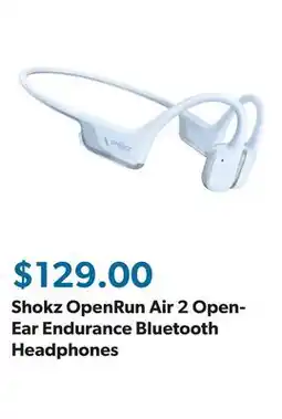 Sam's Club Shokz OpenRun Air 2 Open-Ear Endurance Bluetooth Headphones offer