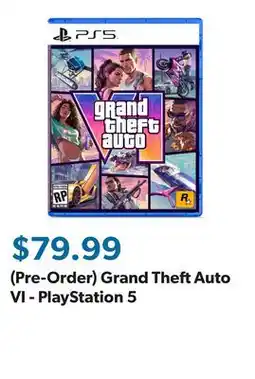 Sam's Club (Pre-Order) Grand Theft Auto VI - PlayStation 5 offer