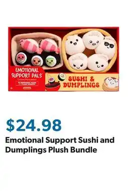 Sam's Club Emotional Support Sushi and Dumplings Plush Bundle offer