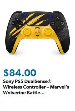 Sam's Club Sony PS5 DualSense Wireless Controller – Marvel's Wolverine Battle Yellow Limited Edition offer