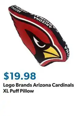 Sam's Club Logo Brands Arizona Cardinals XL Puff Pillow offer