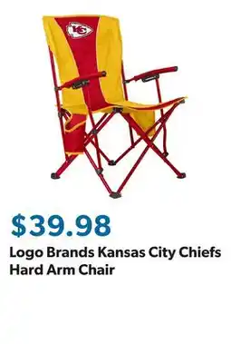 Sam's Club Logo Brands Kansas City Chiefs Hard Arm Chair offer