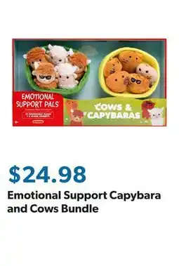 Sam's Club Emotional Support Capybara and Cows Bundle offer