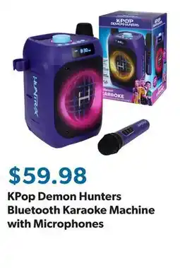 Sam's Club KPop Demon Hunters Bluetooth Karaoke Machine with Microphones offer