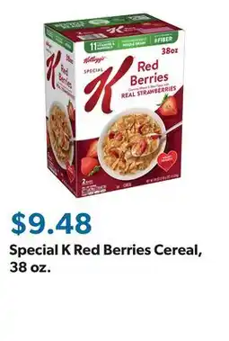 Sam's Club Special K Red Berries Cereal, 38 oz offer