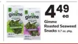 Safeway Gimme Roasted Seaweed Snacks offer