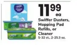 Safeway Swiffer Dusters, Mopping Pad Refills, or Cleaner offer