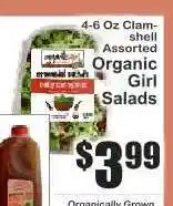 Key Food Organic Girl Salads offer