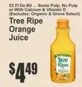 Key Food Tree Ripe Orange Juice offer